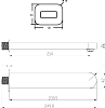 Излив для умывальника/ванны Ravak Chrome CR 027.00 X07P113