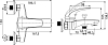 Смеситель Edelform Malva VL1810 для ванны с душем