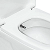 Унитаз-компакт Sanita Luxe Quadro WC.CC/Quadro/2-DM.Bidet/WHT.G/S1, крышка микролифт, цвет белый