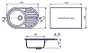 Кухонная мойка Mixline ML-GM16 ML-GM16 (342) серый