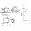 Напольный унитаз Sbordoni Palladio 7020 36 х 55 x 38 см, слив в пол, для высокого/среднего бачка, белый