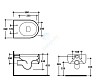 Подвесной унитаз Kerasan Flo 3115