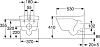Комплект Подвесной унитаз Gustavsberg Hygienic Flush WWC 5G84HR01 безободковый + Система инсталляции для унитазов Grohe Rapid SL 38775001 4 в 1 с кно