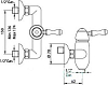 Смеситель Bandini Antico 858.120 Br для душа