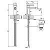 Смеситель для биде Gessi Eleganza 46007#031, хром