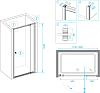 Душевая дверь RGW Passage PA-02B 120 см 04080212-14