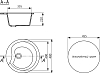 Кухонная мойка Ulgran U-102-302 песочная