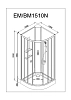 Душевая кабина Deto Bm BM1510NGMBLACK
