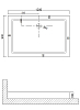 Душевой поддон из АБС-пластика Niagara Nova 120x90 NG-120-90Q Белый