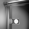 Душевая дверь в нишу 40 см Radaway Arta Door W DWD+S 40 L 386180-03-01L с петлей к стене, стекло прозрачное