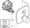 Термостат Kludi Ambienta 538350575 для душа