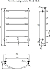 Полотенцесушитель электрический Тругор Пэк сп 5 80х50 32 мм
