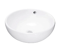 Раковина накладная Bravat Circle C22283W-ENG белый