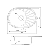 Мойка кухонная Iddis Suno SUN65SDi77S сатин