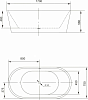 Акриловая ванна Art&Max 170x75 AM-203-1700-750, белый