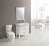 Тумба для комплекта BelBagno PRADO-800-2C-PIA2-BL bianco lucido