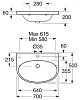 Раковина Gustavsberg Nautic 55709901 белый