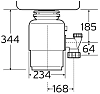 Измельчитель отходов Insinkerator ISE250 серый