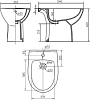 Напольное биде IFO Arret RS034000000