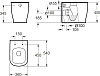 Приставной унитаз Grossman Comfort GR-PR3013