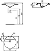 Рукомойник Ideal Standard Connect E504201 48 см