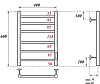 Полотенцесушитель электрический Point Аврора PN10846W П6 400x600, белый