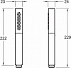 Ручной душ Jacob Delafon Shift Ellipse 14788D-CP