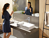 Смеситель для раковины Hansgrohe Metropol 32512700, белый матовый