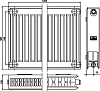 Радиатор стальной Kermi FKO 220410 тип 22