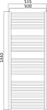 Полотенцесушитель водяной Terminus Лацио П14 500х1336 4620768884382