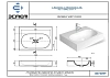 Раковина накладная Эстет Ника ФР-00000795 белый