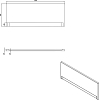 Панель для ванны фронтальная Cersanit Universal 63326, белый