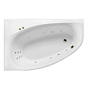 Акриловая ванна Excellent Kameleon 170х110 WAEX.KML17.LINE.BR бронза, белый