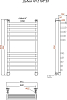 Полотенцесушитель водяной Тругор Дебют НП 2 100*50 (ЛЦ23)