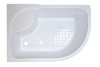 Душевой уголок 120х80 см Royal Bath BK RB8120BK-T-L стекло прозрачное с поддоном