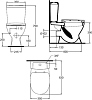 Унитаз-компакт Ideal Standard Eurovit V337101 с крышкой-сиденьем микролифт