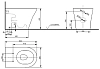 Приставной унитаз Toto MH series CW163Y#XW. безободковый, с крышкой-сиденьем VC10047NN, микролифт