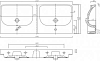 Раковина 120 см Kolo Traffic L91521000