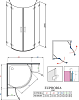 Душевой уголок Radaway Euphoria PDD 90