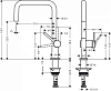 Смеситель для кухни Hansgrohe Talis M54 72844670, чёрный матовый