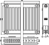 Радиатор стальной Kermi FKO 220507 тип 22