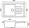 Кухонная мойка GranFest Practic GF-P760L терракот