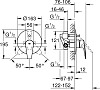 Смеситель для ванны с душем Grohe BauEdge 29079001, хром