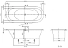 Акриловая ванна Villeroy & Boch UBQ180NEU7V-01 белый