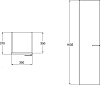 Шкаф-пенал Ideal Standard Imagine L T0699YF, красный