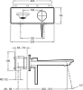 Смеситель для раковины Jacob Delafon Stance E9106-CP