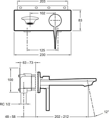 Смеситель для раковины Jacob Delafon Stance E9106-CP