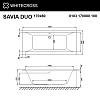 Акриловая ванна Whitecross Savia Duo 0103.170080.100.SOFT.CR белый