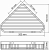 Полка металлическая WasserKRAFT K-733WHITE, белый