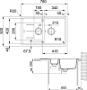 Кухонная мойка Franke Basis BFG 651-78 бежевый